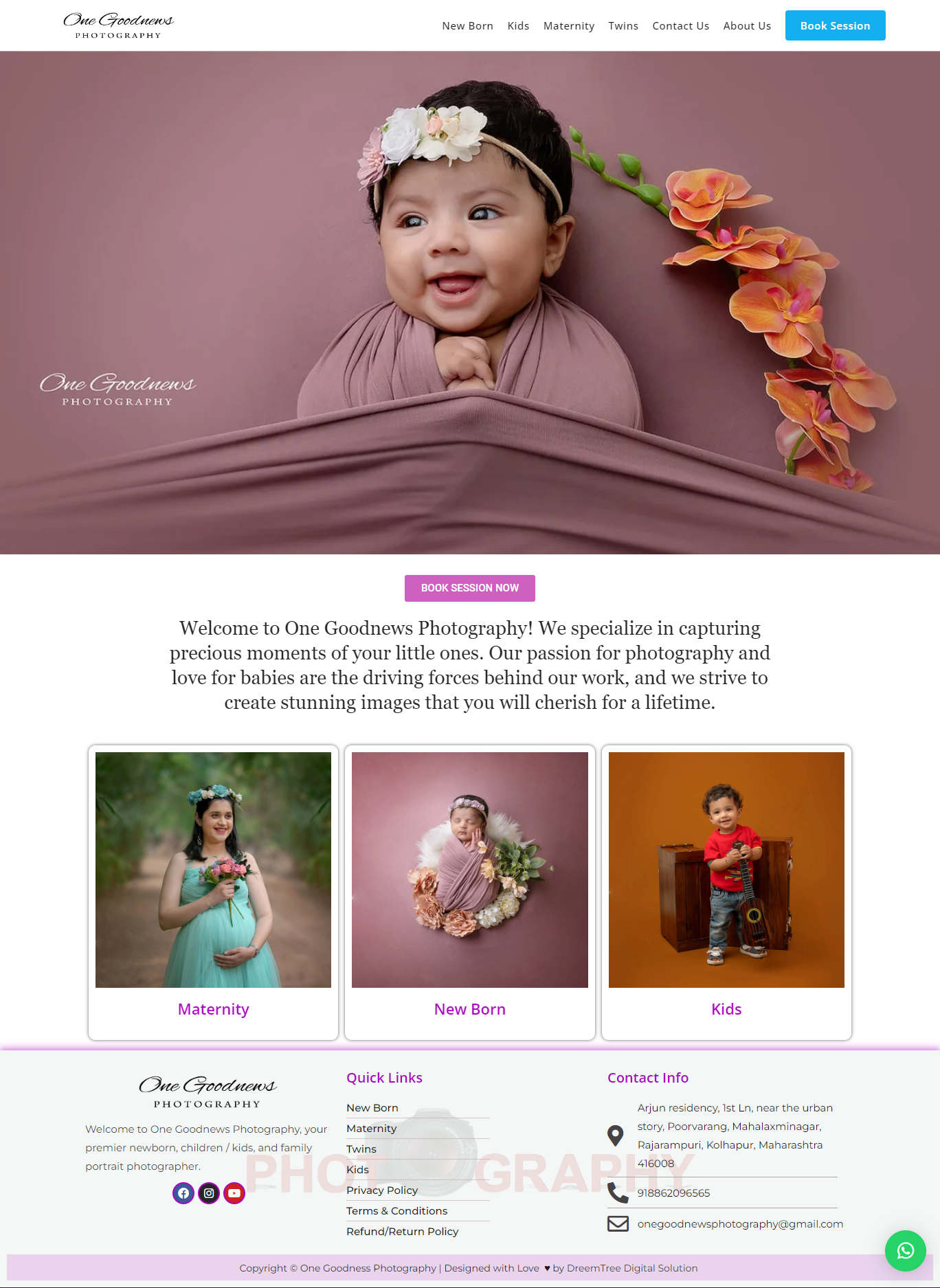 one goodnews photography website