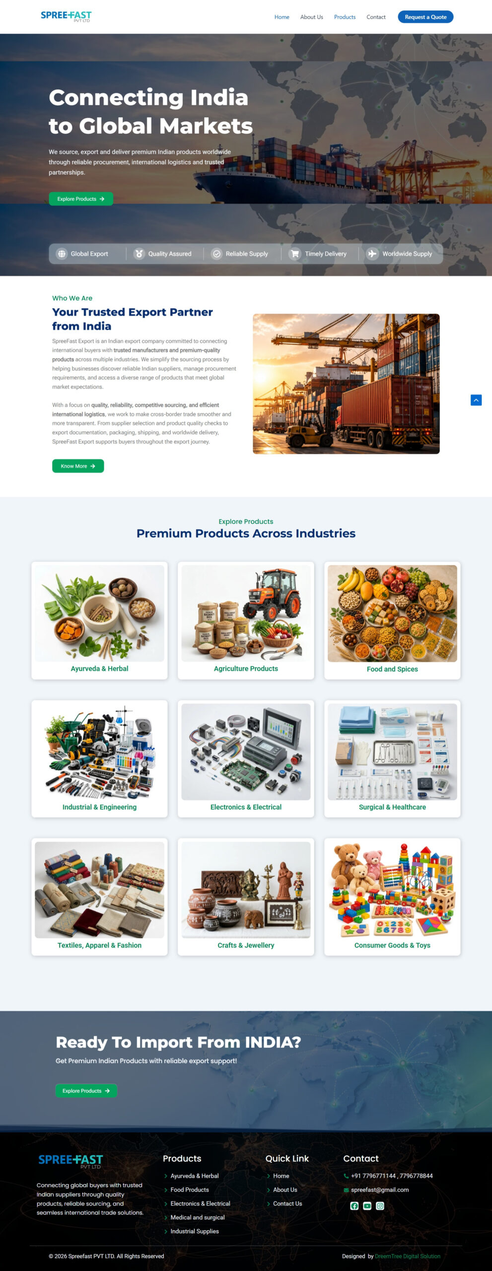Spreefast Export